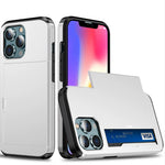 Protective Phone Case with Built-In Card Slot – Durable Dual Layer Shockproof Mobile Cover