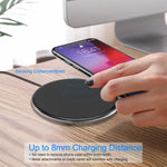 Ultra-Slim 5W Wireless Charging Pad – Qi-Certified & Case-Friendly for iPhone & Qi Devices