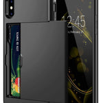 Protective Phone Case with Built-In Card Slot – Durable Dual Layer Shockproof Mobile Cover