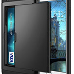 Protective Phone Case with Built-In Card Slot – Durable Dual Layer Shockproof Mobile Cover