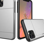 Protective Phone Case with Built-In Card Slot – Durable Dual Layer Shockproof Mobile Cover