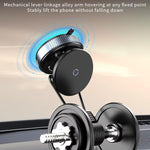 Upgraded Magnetic Car Mount – 360° Rotating Vacuum Suction Phone Holder with 20 Powerful Magnets