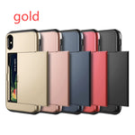 Protective Phone Case with Built-In Card Slot – Durable Dual Layer Shockproof Mobile Cover