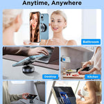 Upgraded Magnetic Car Mount – 360° Rotating Vacuum Suction Phone Holder with 20 Powerful Magnets