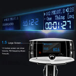 Drive Smart: Wireless FM Transmitter with USB Charging, Music Player, Hands-Free Calling & LED Interface